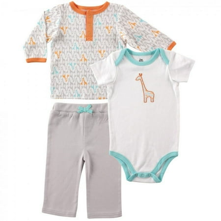 UPC: 0660168903058 | Yoga Sprout Baby Unisex Cotton Layette Set  Giraffe  9-12 Months