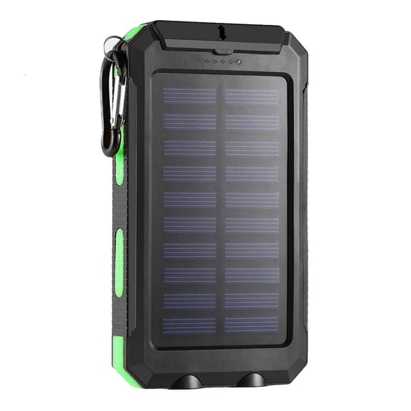 Yammee Solar Power Bank Waterproof 20000mAh Solar Charger USB Port External Charger