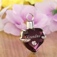 thumbnail image 3 of Collar de Ceniza Conmemorativa Perfecl en Cristal Morado Abuela, 3 of 8