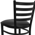 thumbnail image 4 of Flash Furniture HERCULES Series Black Ladder Restaurant Barstool, 4 of 7