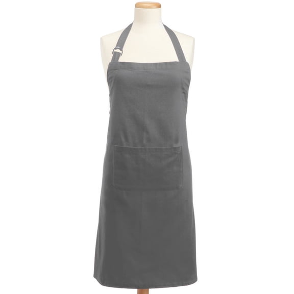 DII Chino Chef Kitchen Apron, 32"x28", 100% Cotton, Multiple Colors