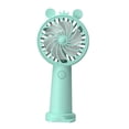 thumbnail image 2 of GUOOL Personal Fan Portable Fan with Cooling Phone Holder Base Powerful Table Fan Desk Green, 2 of 9
