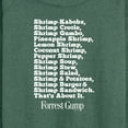 thumbnail image 3 of Forrest Gump - Bubbas Shrimp List - Women's Lightweight French Terry Long Sleeve Shirt, 3 of 5