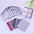 thumbnail image 2 of Classic Soft Cotton Handkerchiefs Handkerchiefs, Assorted Striped & Floral Hankies, 2 of 6