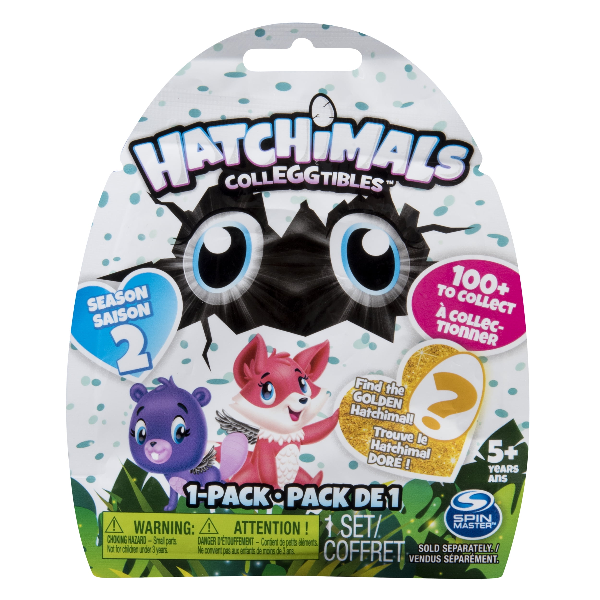 Hatchimals Colleggtibles Surprise Egg 2 Pack Plus Nest Season 2 Find the Golden 