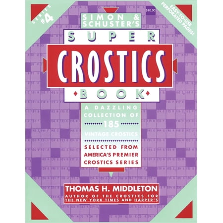 Simon & Schusters Super Crostics # 4 (Paperback)