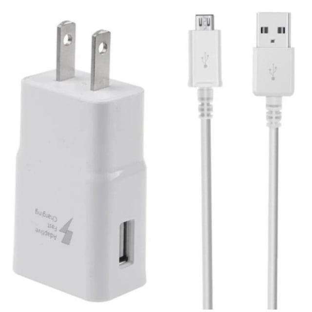 cargador samsung tipo v8 microusb carga rápida Samsung samsung