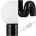 thumbnail image 6 of JONATHAN Y Katya 18" Scandinavian Minimalist Ceramic Spiral Tube LED Table Lamp, Black, JYL5500B, 6 of 6