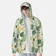 thumbnail image 2 of Balery Hawaiian Style Sudadera ligera de manga larga con capucha y protección solar UPF 50+ para hombre y mujer, ideal para pesca y running-Small, 2 of 7