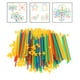 thumbnail image 5 of Bloques de construcción de paja Sunnimix juguetes coloridos de enclavamiento 700 piezas, 5 of 8