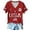 a-Red15870, variant on Womens V Neck Short Sleeve T Shirt USA Patriotic Patch Print Casual Tee American Flag Graphic Top For Independence Day Summer Daily Wear Cozy Top