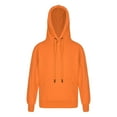 thumbnail image 4 of Manyakai Boys Girls Long Sleeve Hoodie Top Basic Pullover Hooded Sweatshirt Activewear Sports Clothes Orange 120, 4 of 8