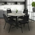 thumbnail image 2 of Regency Cain Large 48 in. Round X-Base Breakroom Table- Maple, 2 of 4