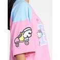 thumbnail image 5 of Hello Kitty Women's Short Sleeve Varsity Graphic Tee, Sizes XXS-XXL, 5 of 5