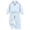 X284 Blue, variant on Glisme Girls Outfit Set Solid Color Long Sleeve Lapel Neck Blouse With Pants Outfit Casual Girls Set Size 2-3 Years Black