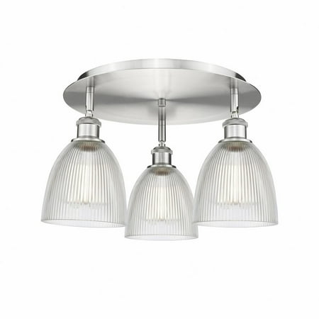 

Innovations Lighting - Castile - 3 Light Flush Mount In Industrial Style-9.5