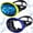 Blue, Yellow, variant on 2 count Oval Diving Mask Scuba Diving Mask Goggles Spearfishing Mask Freediving Water Mask Tempered Glass Swimming Scuba Goggles for Youth Adults