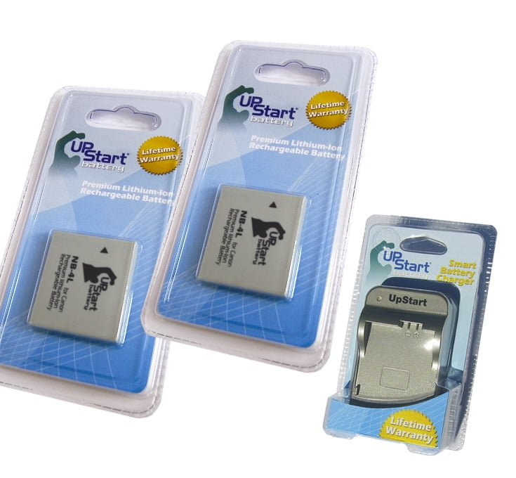 2x Pack Canon PowerShot SD780 IS Battery + Charger Replacement for