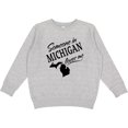 thumbnail image 2 of Inktastic Someone in Michigan Loves Me Youth Sweatshirt, 2 of 4