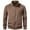 Brown, variant on ZCFZJW Men's Bomber Jacket Casual Lightweight Spring Fall Jackets Fashion Stand Collar Full Zip Up Long Sleeve Outwear Coat with Pockets Brown XXS