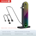 thumbnail image 1 of Graphics Card Bracket 5V 3Pin ARGB Magnetic Base Graphics Card GPU Brace GPU Support Bracket GPU Water Cooling Kit Support Stand Black GH3, 1 of 6