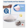 thumbnail image 5 of 50 Count 26"x11.8" Self-Cleaning Cat Litter Box Bags for Cumrige Fumoi Fsitego Paruuntys Litter box, Pre-Seperated Automatic Litter Box Replacement Drawstring Heavy Duty，10-12 Gallons of Capacity, 5 of 9