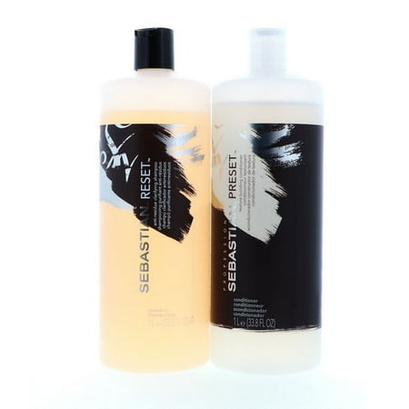 Sebastian Preset Conditioner, 33.8 oz 1 Pc, Sebastian Reset Shampoo, 33.8 oz 1 Pc