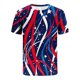 thumbnail image 5 of Tops para hombre, blusas y camisas de manga corta con cuello redondo para hombre, jersey informal con cuello redondo estampado para hombre, pantalones cortos deportivos para fitness, blusa de poliéste, 5 of 5