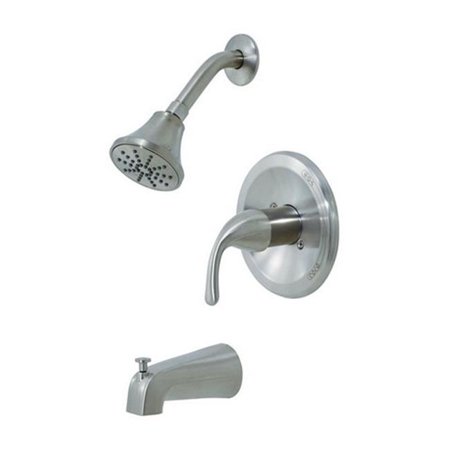 Oakbrook F1a14516nd Aca2 Brushed Nickel Single Handle Tub Amp