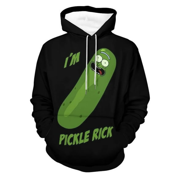 Rick And Morty Unisex Adult Hoodie Casual Hooded Sweatshirt Pullover Novelty 3D Printed Sweater Jacket S