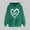 Army Green, variant on SOOMLON Valentines Day Hoodies for Women Couple Valentines Gift Plus Size Tunic Long Sleeve Crewneck Sweatshirts Tops Funny Heart Graphic Pullovers Shirts Fashion Valentines Outfits 2025 Army Green