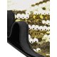 thumbnail image 5 of TOP CROP CON LENTEJUELAS INSPIRADOR CHIC DE MANGA LARGA Y CUELLO EN V BRILLANTE Y RELUCIENTE PARA MUJER TALLA M ORO, 5 of 5