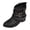 Black, variant on Joykidd Motorcycle Ankle Boots For Women Chunky Block Heel Short Booties Buckle Studded Gothic Moto Riding Boots with Side Zip for Casual Outings Daily Work