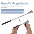 thumbnail image 3 of Stainless Steel Shoe Horn with Adjustable Handle Shoe Horn Long Handle Long Shoe horn Tool, 3 of 5