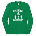thumbnail image 2 of Wild Bobby,Like Father Like Sons Boy Dad Daddys Boy Gift, Father's Day, Men Long Sleeve Shirt, Kelly, Medium, 2 of 3