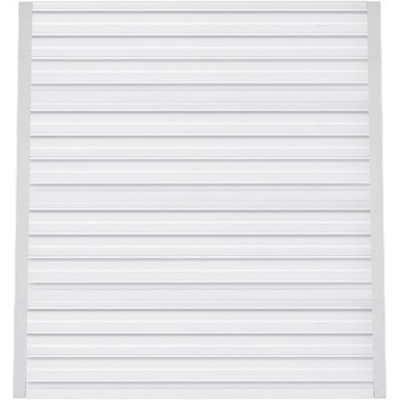 Slat Wall Paneling, 4ft X 1ft Heavy Duty Wall Mounted PVC Wall Rack Garage Wall Storage System, 4PCS Garage Wall Organizer Tool Organization Peg Board for Garage Wall Storage - White