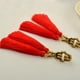 thumbnail image 2 of Moda Bohemia Pendiente Vintage Borla Larga Boho Retro Pendientes - Rojo Sunnimix Pendientes, 2 of 3