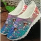 thumbnail image 3 of Rimocy - Zapatos de enfermera para mujer, zapatillas transpirables con estampado para mujer, zapatillas ligeras antideslizantes sin cordones, zapatillas deportivas informales de suela suave para mujer, 3 of 5