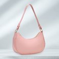 thumbnail image 3 of Bolso de hombro diario para mujer bolso informal con forma de media luna bolso de viaje versátil para niñas de PU, 3 of 7