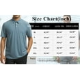 thumbnail image 7 of Thrilos Quick Dry Polo Shirts for Men Square Jacquard Short Sleeve Lightweight Tops Moisture wicking Performance Golf Shirt, 7 of 7