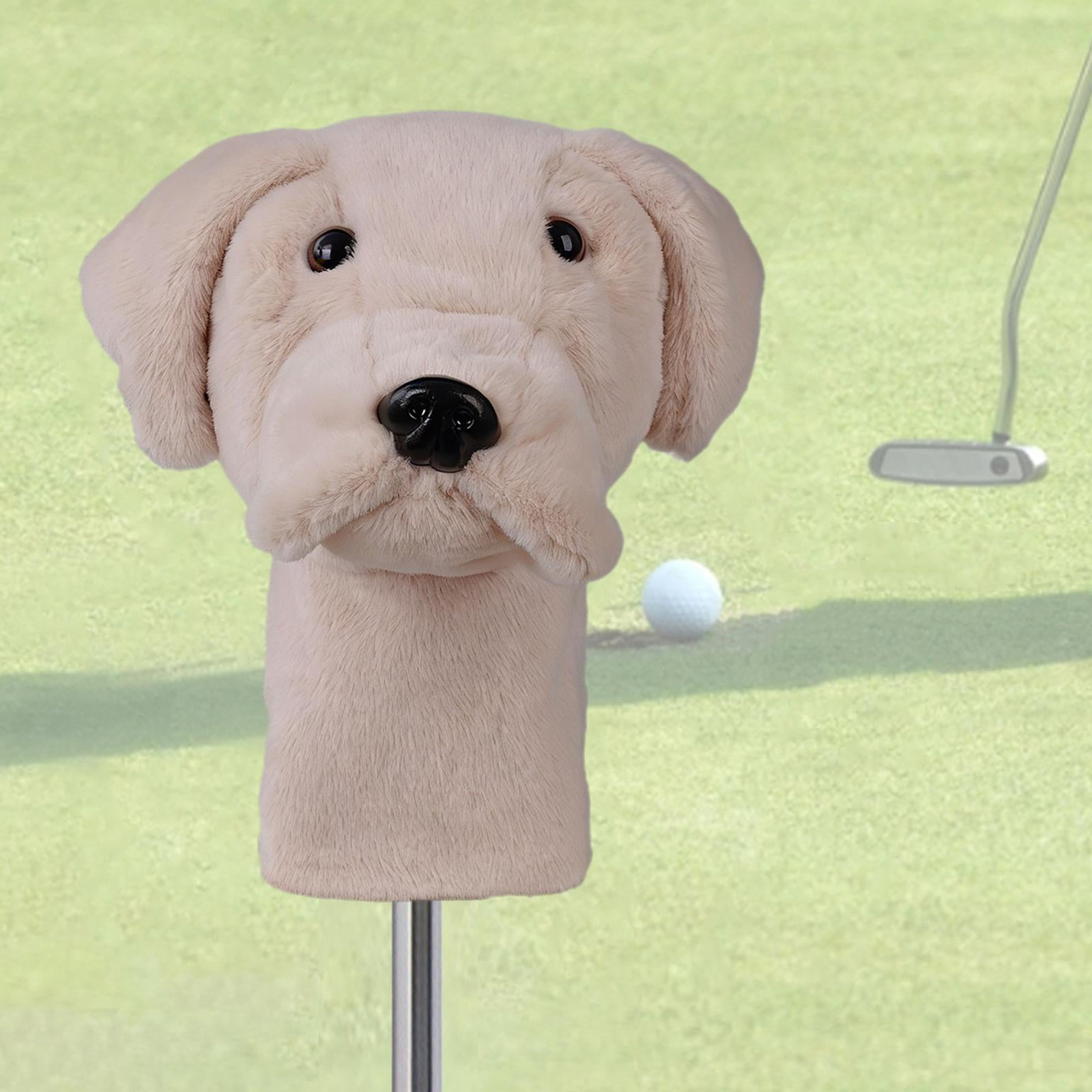 funtasica Golf Club Headcover for Driver, Golfer's Gift, Cute Dog Universal, Soft Protection, Fun Transport Protection Wooden Headcover, Golf Accessory