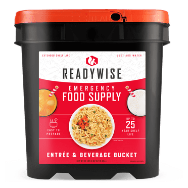 ReadyWise Emergency Food Supply, 120 Serving Entree and Beverage