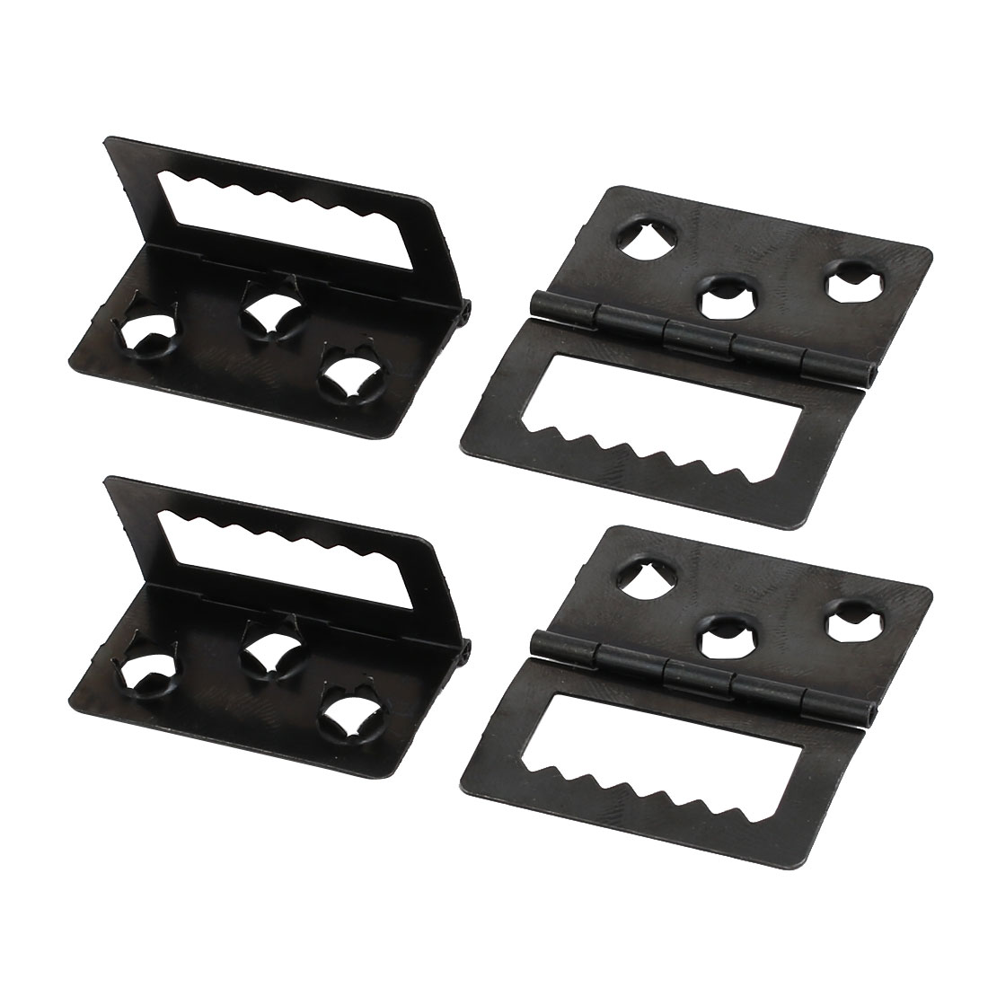 32mmx20mmx5mm Photo Picture Frame Back Hinge Backplane Buckle Black