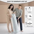 thumbnail image 3 of Mattress Master Paradise One-Sided Quantum Coil Euro Top Mattress - 800 Pocket Coils, Visco Foam, Soft Bio Foam, Lumbar Support - Adjustable Base Friendly, Medium Plush, 3 of 7