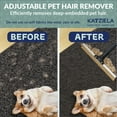 thumbnail image 6 of Katziela DuoSweep Broom – Dual-Sided Pet Hair Remover with Metal  Rubber Blade– Multi-Surface Cleaner for Carpet, Hardwood &amp; Tile – Includes Water Control Squeegee Attachment, 6 of 6