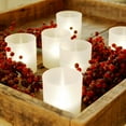 thumbnail image 4 of LumaBase Frosted Votives with Battery Operated LED Lights - Set of 6 (Amber), 4 of 11