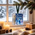thumbnail image 2 of AURIGATE Acrylic Christmas Money Holder Ornament Clear Cash Gift Ball with Slot and Velvet Ribbon Double Sided Printed Hanging Decoration for Tree Holiday Gift, 2 of 6