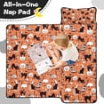 thumbnail image 4 of Halloween Cat Pattern Toddler Nap Mats for Kids Preschool,50"x20" Sleeping Mat Bag or Kids,Toddler Sleeping Bag,Toddler Nap Mat or Daycare, 4 of 6
