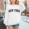 thumbnail image 2 of Gubotare Toddle Sweatshirt Girl Toddler Sweatshirt – Unisex Crewneck Pullover Cozy Long Sleeve Soft Warm Size 3T (White,3 Years), 2 of 4