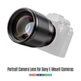 thumbnail image 4 of Lente de la cámara AF 85 / 1.8 II Cámara profesional de fotograma completo Sony E-Mount Lente Prime con parasol Contactos electrónicos de metal Longitud focal 85 mm F1.8 Soporte de apertura AF Auto Fo Viltrox  Lente de la cámara, 4 of 7